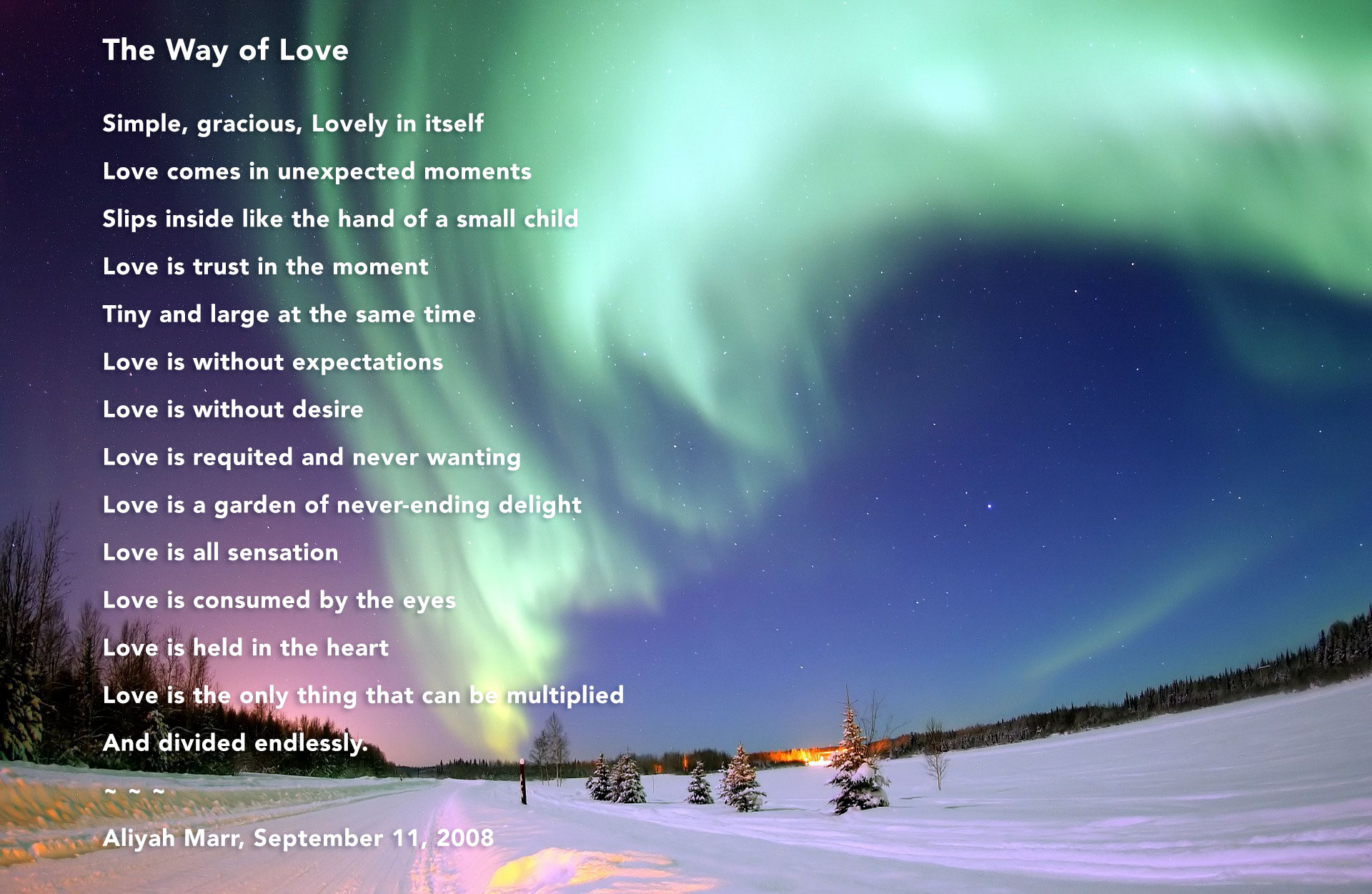 The Way of Love (a poem for September 11th)